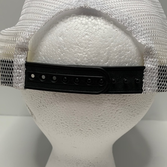 Black and White Trucker Hat with 💩 Emoji 🆕 - Picture 11 of 15